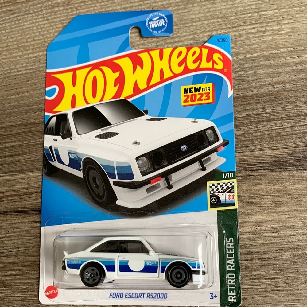 Hot Wheels Ford Escort RS2000 Racer White Car HotWheels New Casting 2023